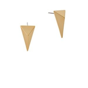 Alexis Bittar 14K Gold-Plated Pyramid Stud Earrings